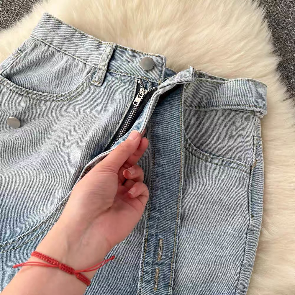 Not your babe denim skirt SZZ178 images